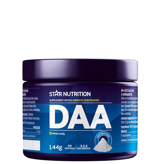 Star nutrition DAA D-asparaginsyra D-Aspartic Acid Aminosyrer 144 g