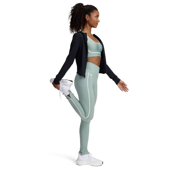 Motion Piped Legging, Silica Green, L  Motion Tights Grønn