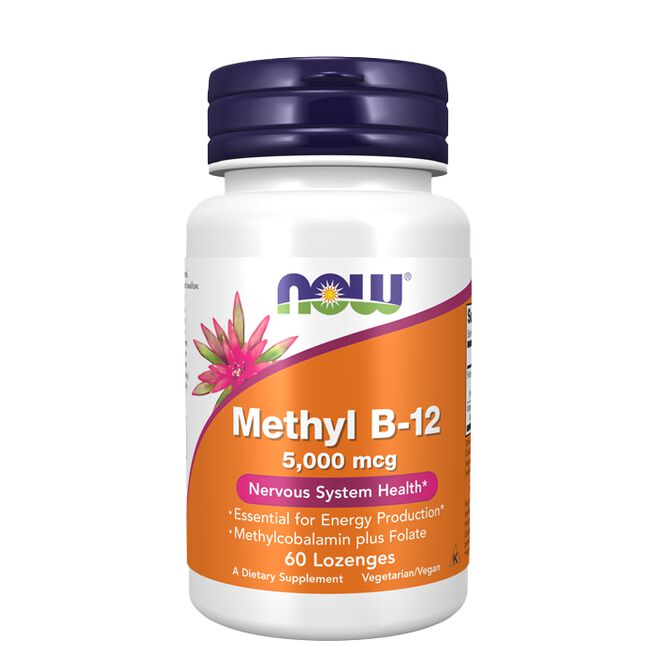Methyl B-12 5000 mcg 60 pastiller Metyl B-12 5000 mcg Vegansk 60 sugetabletter