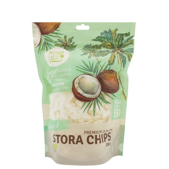 Kokoschips Premium Ekologiska 250 g Kokoschips Premium Økologisk 250 g