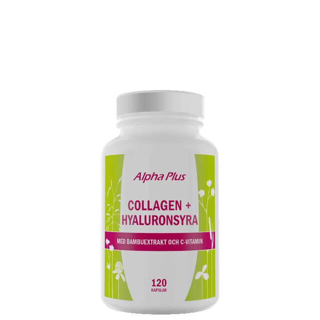 Collagen + Hyaluronsyra 120 kapslar 