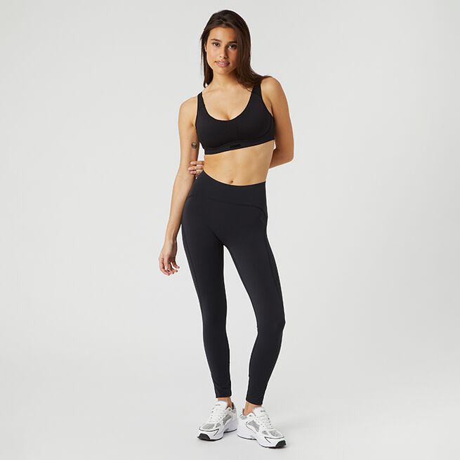 Björn Borg Sleek Tights, Black Beauty Sleek Treningstights Svart