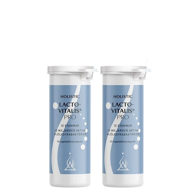 Holistic 2 x LactoVitalis Pro 30 kapslar 2 x LactoVitalis Pro 30 kapsler