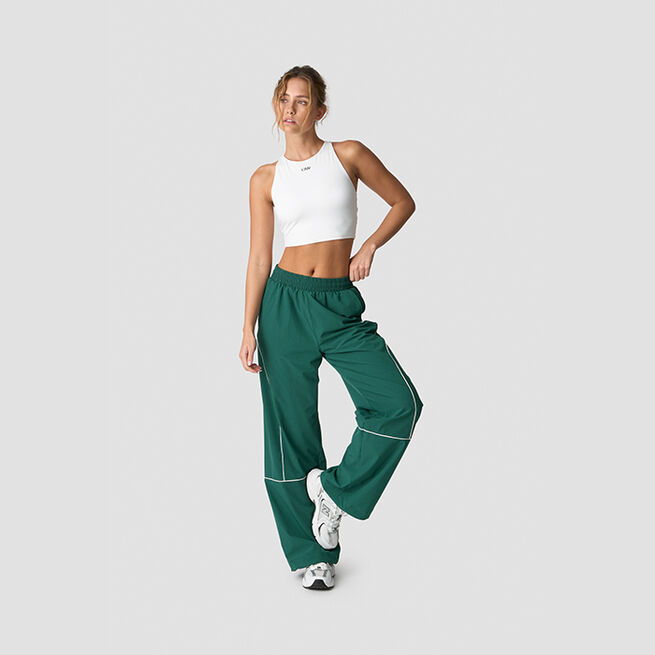 ICIW Contrast Cropped Tank Top, White Contrast Trenings-topp Hvit