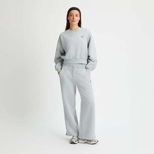 Soft Sweatshirt, Grey Melange, L  Collegegenser Grå
