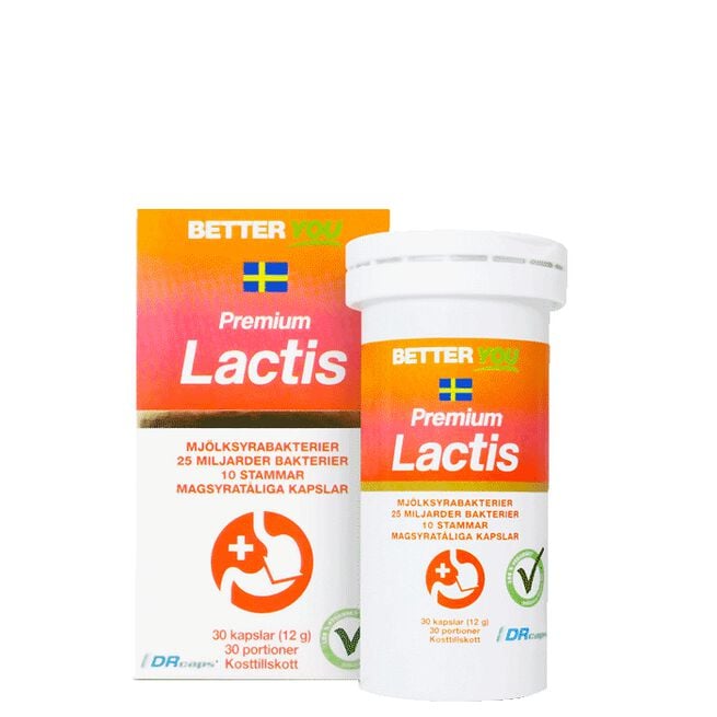 Premium Lactis, 30 kapslar Better you Premium Lactis, 30 kapsler