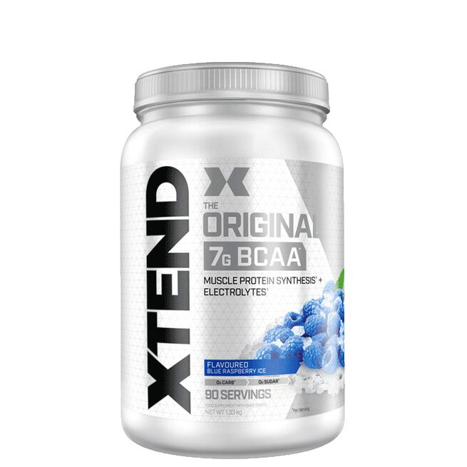 Xtend BCAA, 90 servings Xtend BCAA Pulver 90 porsjoner Raspberry Blue