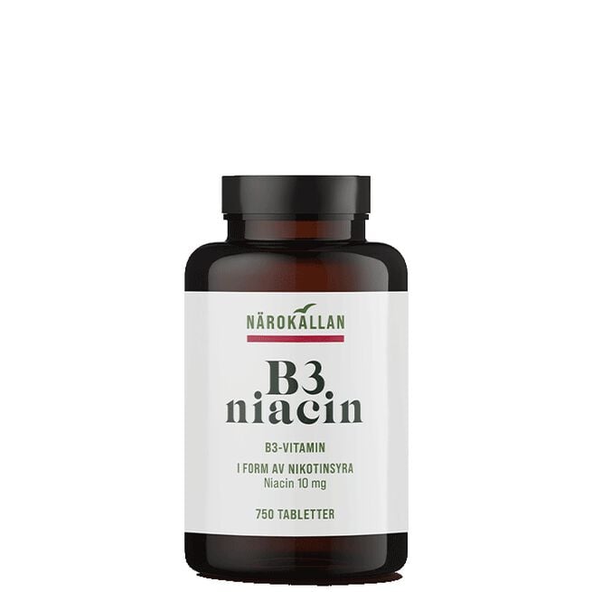 B3 Niacin 10 mg 750 tabletter B3 Niacin 10 mg 750 tabletter