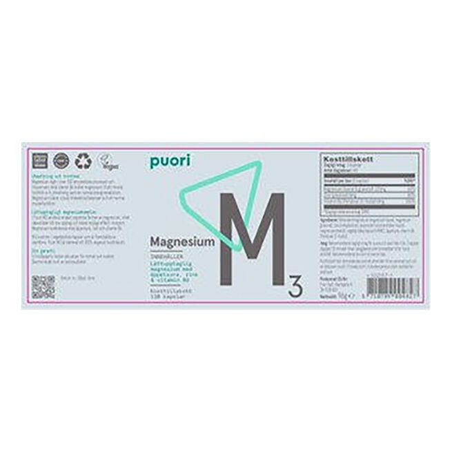 M3 Magnesium & Zink, 120 kapsler M3 Magnesium & Zink, 120 kapsler