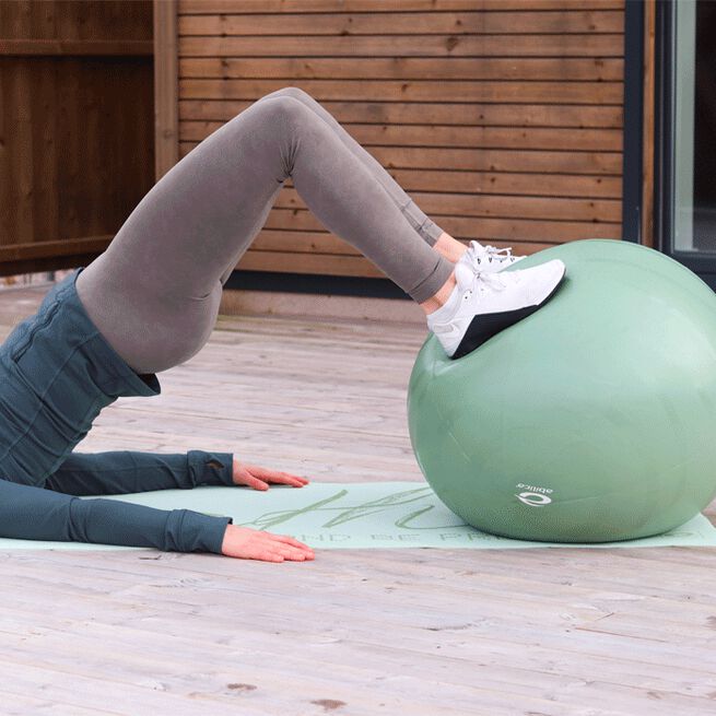 Abilica Fitnessboll, 65 cm, Green  Pilates Ball 65 cm Grønn