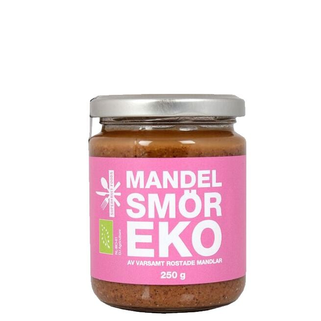 Mandelsmör 250 g Mandelsmør ØKO, 250 g Mandel