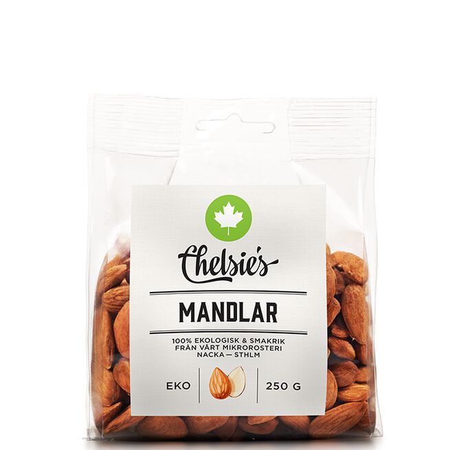Chelsies Organic Gourmet Products Mandlar 250 g Mandler 250 g