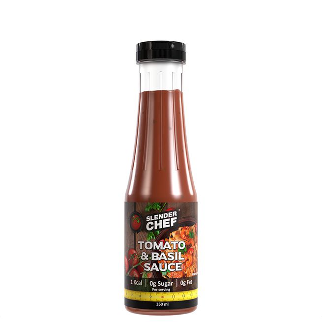 Tomato & Basil, 350ml Slender Chef Lavkalorisaus 350 ml Tomato & Basil