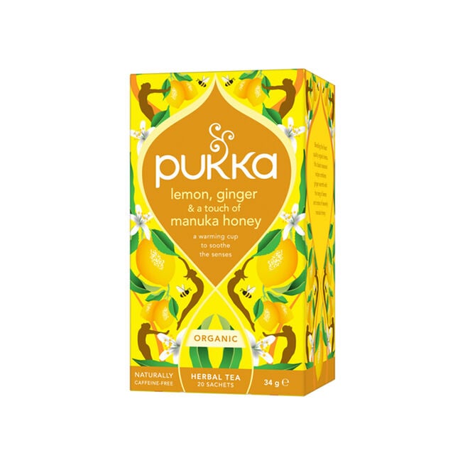 Pukka Örtte Lemon, Ginger & a touch of Manuka Honey EKO 20 st Urte-te ØKO 20 stk Lemon, Ginger & a touch of Manuka Honey