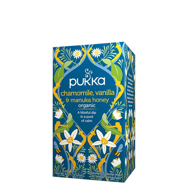 Te Kamomill Vanilj Och Manukahonung 20 tepåsar Te Kamomill Vanilj Och Manukahonung 20 tepåsar Golden Chamomile