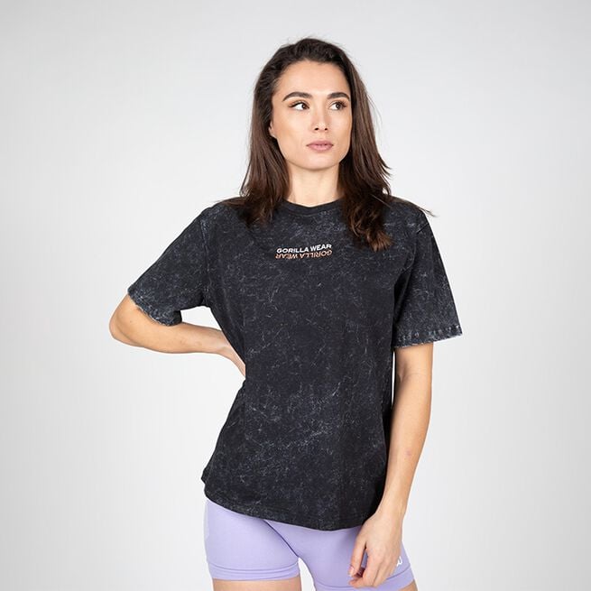 Medina Oversized T-Shirt, Washed Black, XS  Medina Oversized T-Shirt, Washed Black