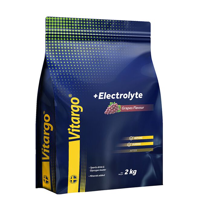 Vitargo Electrolyte, 2 kg, Grapes Vitargo Electrolyte 2 kg Drue