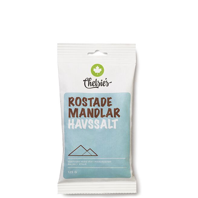 Rostade Mandlar Havssalt 125 g Ristede Mandler Havsalt 125 g