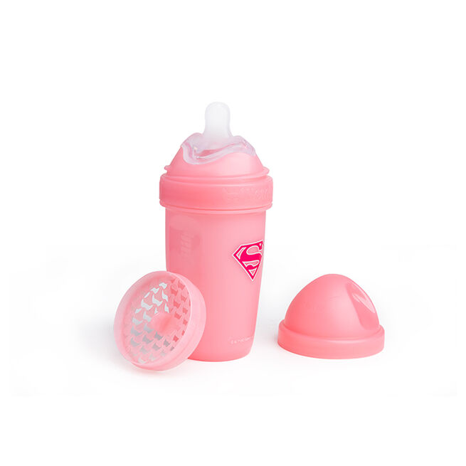 Baby Bottle 240ml/8,5oz LT Supergirl Smokkflaske 240 ml Supergirl