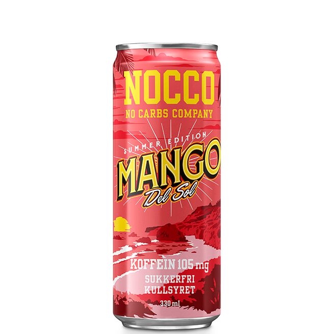 NOCCO BCAA, 330 ml, Mango del Sol, Norge NOCCO BCAA, 330 ml Mango del Sol
