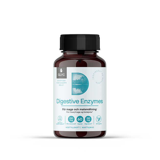 GLYC Digestive enzymes 60 kapslar GLYC Digestive enzymes 60 kapslar