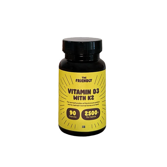 Vitamin D + K2 2500 IE 90 kapslar Vitamin D + K2 2500 IE 90 kapsler