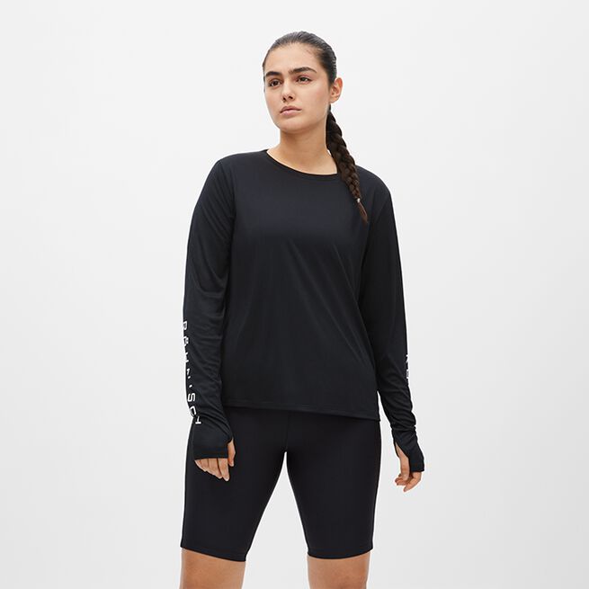 Team Logo Long Sleeve, Black, L Team Logo Langermet Svart