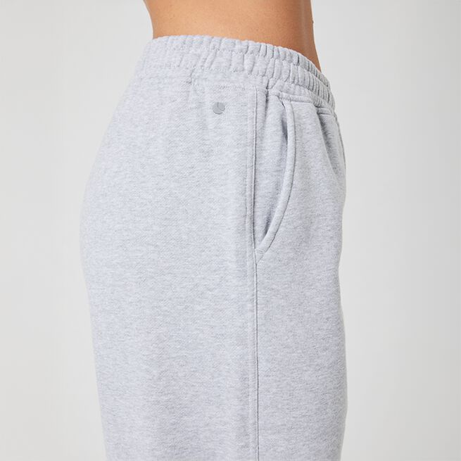 Studio Oversized Straight Sweatpants, Light Grey Melange, L  Studio Oversized Straight Sweatpants Grå