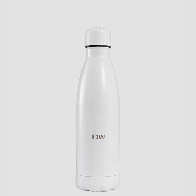 ICIW Waterbottle Stainless Steel 500ml White Waterbottle Stainless Steel 500ml, White