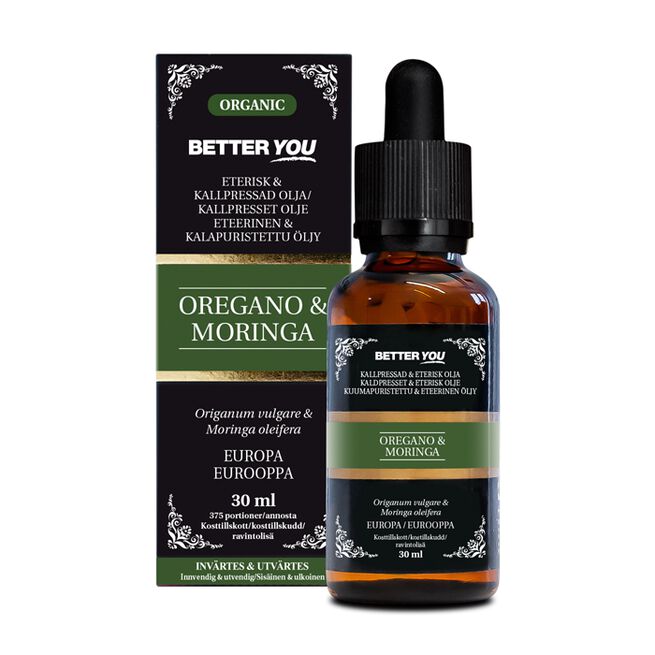 Better You Oregano & Moringa Olja 30 ml Oregano & Moringa Olje 30 ml