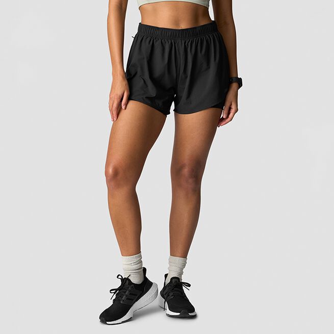 ICIW Mirage 2-in-1 Shorts Wmn, Black Mirage 2-in-1 Shorts Svart