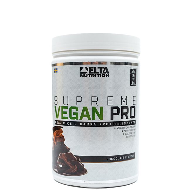 Supreme Vegan PRO, 900 g, Chocolate Supreme Vegan PRO Vegansk Proteinpulver 900 g Chocolate