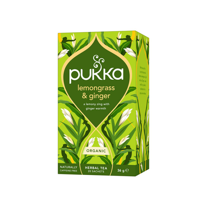 Urte-te Sitrongress & Ingef&aelig;r &Oslash;KO 20 stk Lemongrass & Ginger