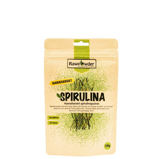 Hawaiianskt Spirulinapulver 100 g Hawaiisk Spirulinapulver 100 g