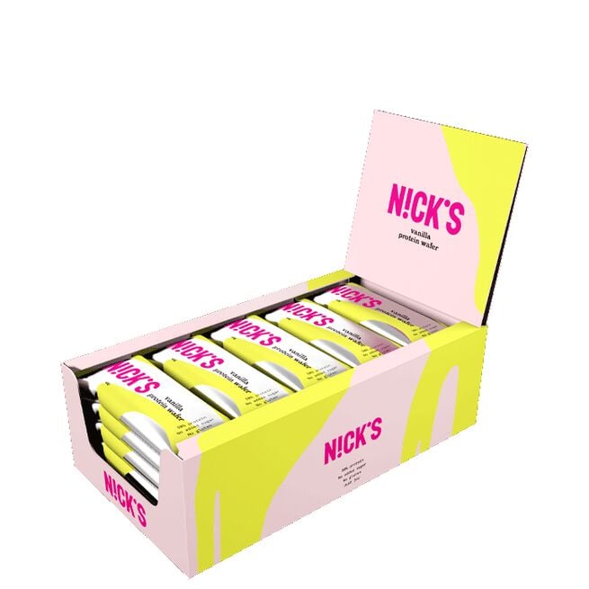 Nicks Potein Wafer Vanilla 24 x NICKS Protein Wafer, 40 g Vanilla