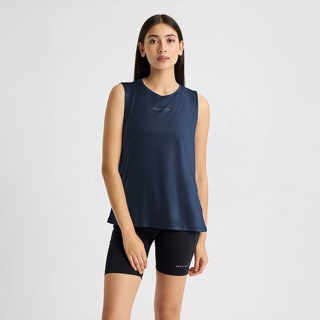 Team Logo Singlet, Space Navy, L Team Logo Singlet Blå