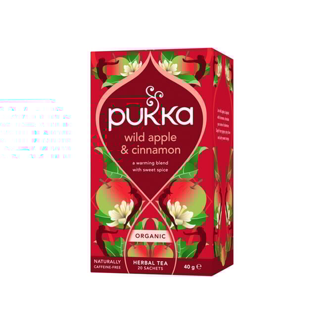 Pukka Örtte Wild Apple & Cinnamon EKO 20 st Urte-te ØKO 20 stk Wild Apple & Cinnamon