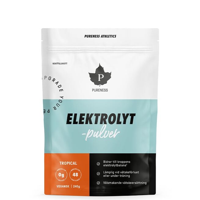 Pureness Elektrolytpulver Tropical 240 g Elektrolyttpulver 240 g Tropisk