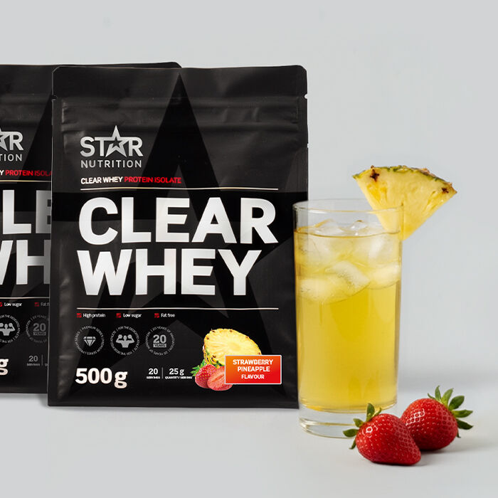 Clear Whey Myseprotein 500 g strawberry_pineapple