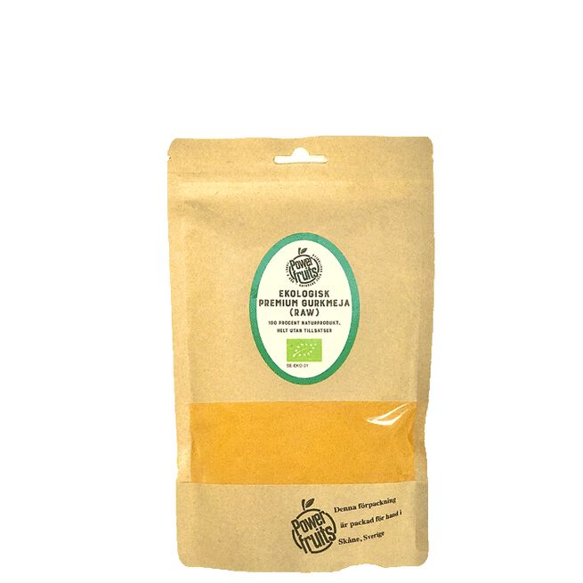 Økologisk Gurkemei RAW, 250 g Økologisk Premium Gurkemei 250 g Gurkmeja