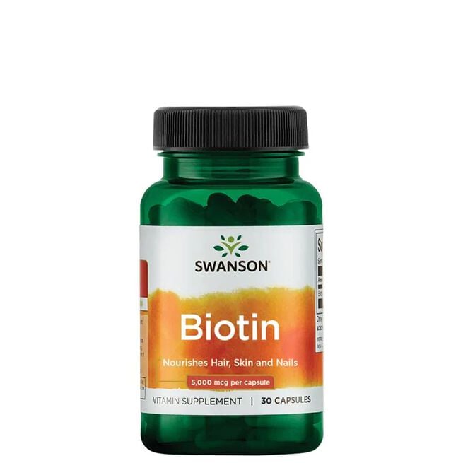 Biotin 5000 mcg 30 kapslar Biotin 5000 mcg 30 kapsler