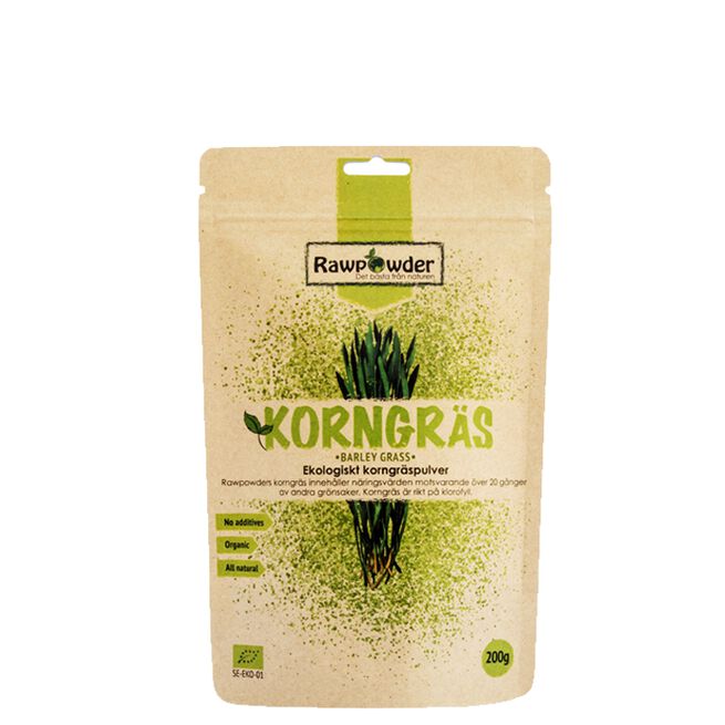 Bygggras ØKO, 200 g  Økologisk Bygggras 200 g