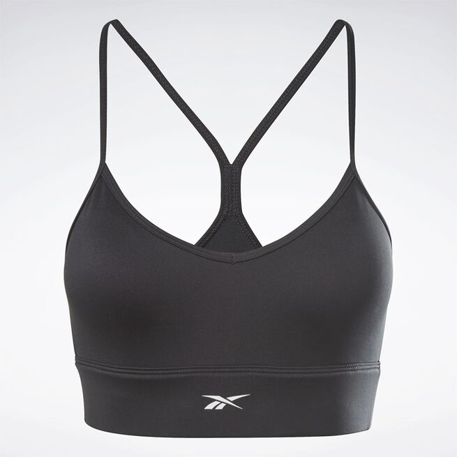 ID Train Tri-Back Bra, Night Black, L ID Train Knit Sports-BH Svart