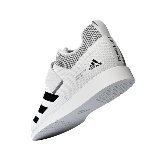 Adidas Powerlift 5, White/Black/Grey, 36  Powerlift 5 Sko Hvit Svart Grå