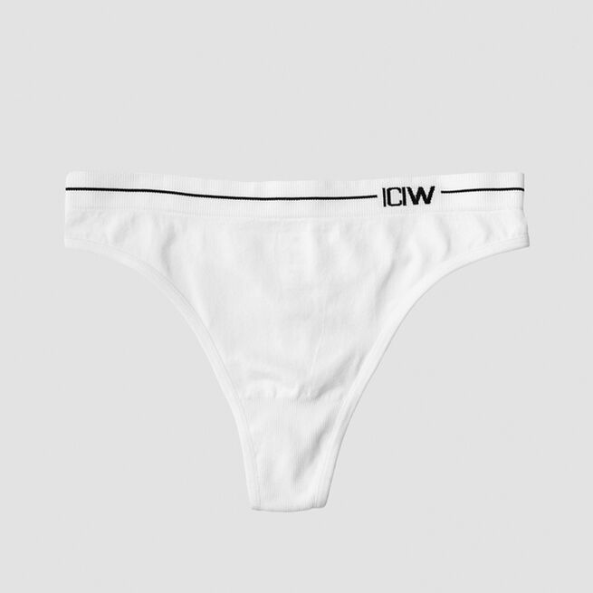 Everyday Seamless Thong 2-pack, Black/White, L  Everyday Seamless Thong 2-pack, Black/White