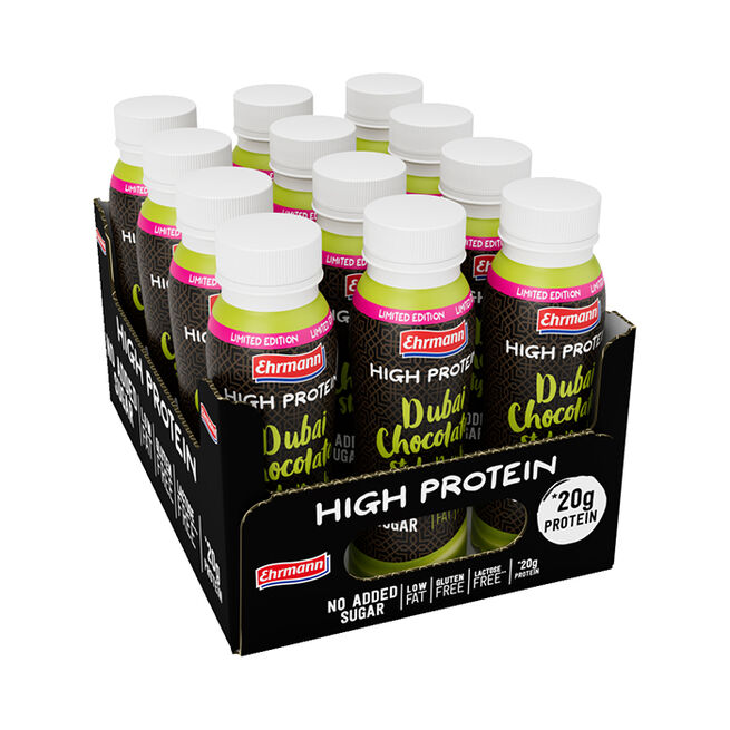 12 x Ehrmann High Protein Drink, 250 ml, Pistachio 12 x High Protein Drink 250 ml Pistachio