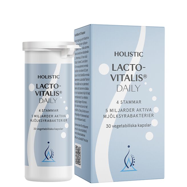 Lactovitalis®daily 5 miljarder mjölksyrabakterier 30 vegetabiliska kap Lactovitalis® Daily Melkesyrebakterier 30 vegetabilske kapsler