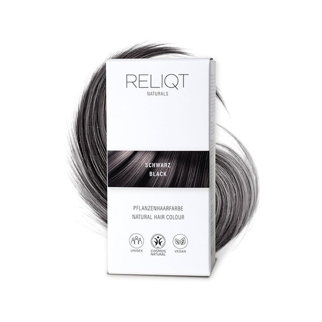 Natural Hair Colour Black 100g Naturlig Hårfarge Svart 100g
