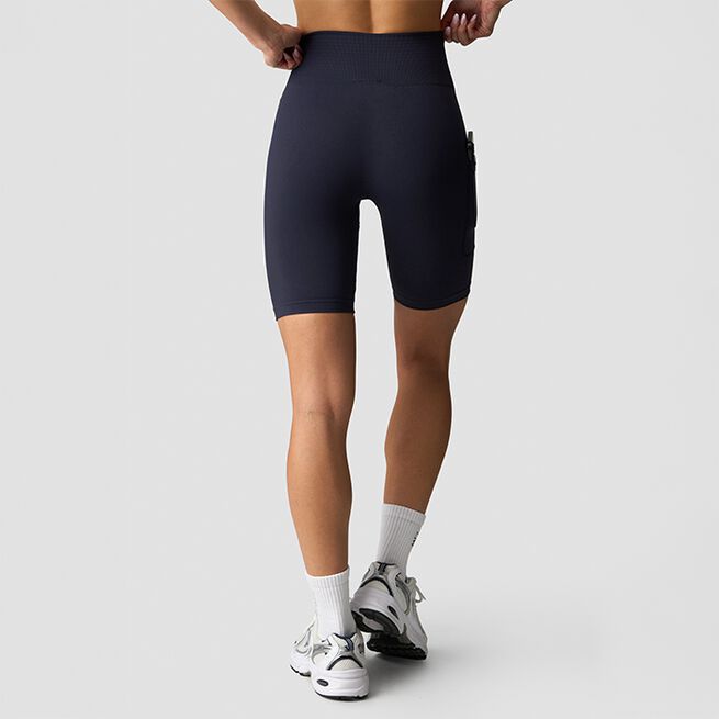 Define Seamless Pocket Biker Shorts, Navy, L  Define Sykkelshorts Marinblå
