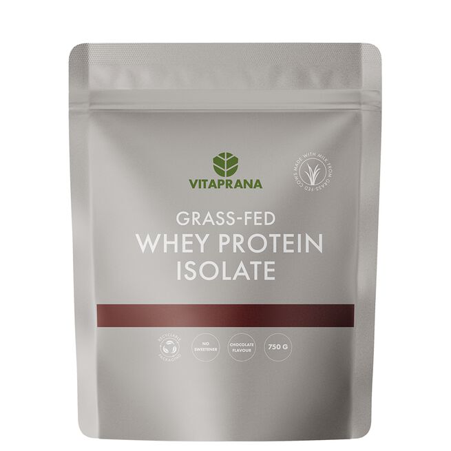 Grass-fed Whey protein isolate, 750 g, Choklad  Myseproteinisolat Grass-fed 750 g Choklad